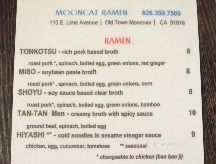 /250225824/MoonCat-Ramen-Monrovia-CA - Monrovia, CA