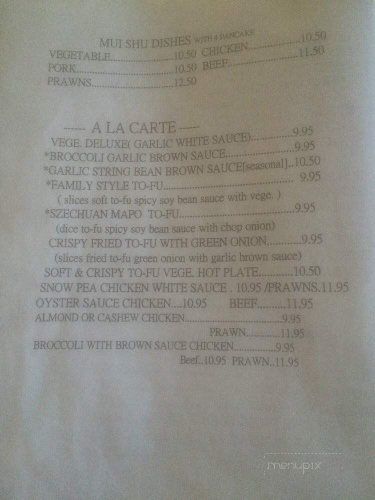 Noodles and Rice Etc - Guerneville, CA menu_pic