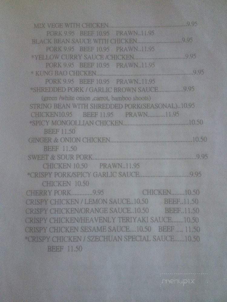 Noodles and Rice Etc - Guerneville, CA menu_pic