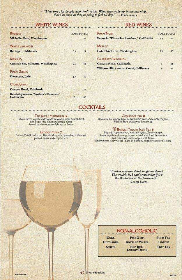 Burger Theory - Anaheim, CA menu_pic