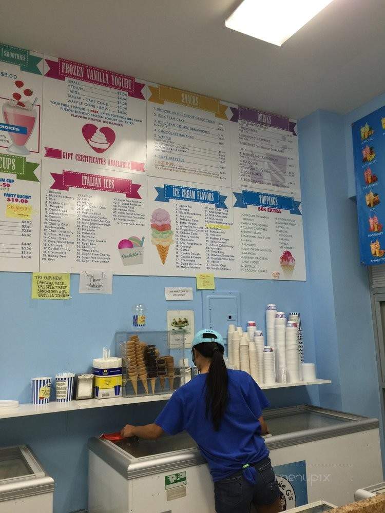 Isabella's Italian Ices & Ice Cream - Maspeth, NY menu_pic