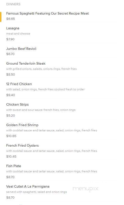 Razzies Pizza - Astoria, NY menu_pic