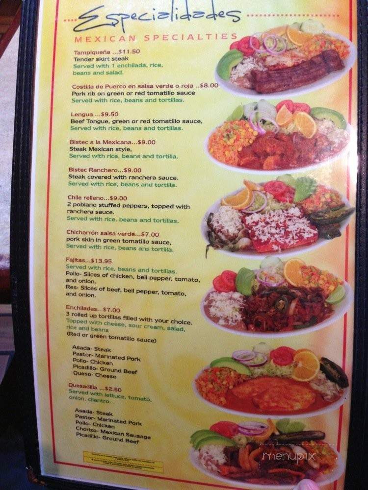 Tacos Nietos - Chicago, IL menu_pic
