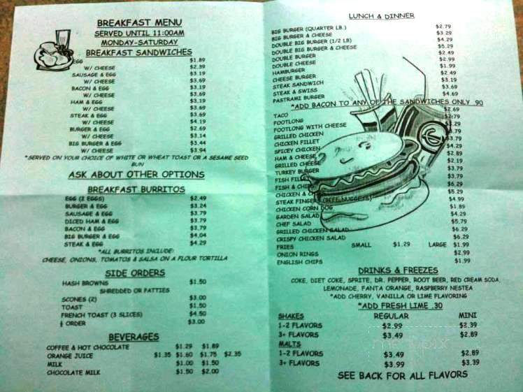 Iceberg Drive In-Ballard's - Draper, UT menu_pic