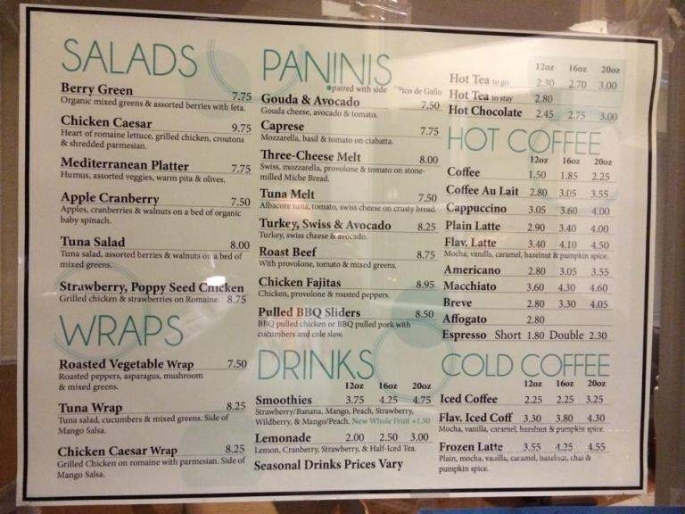 Garden Cafe - Cold Spring, NY menu_pic