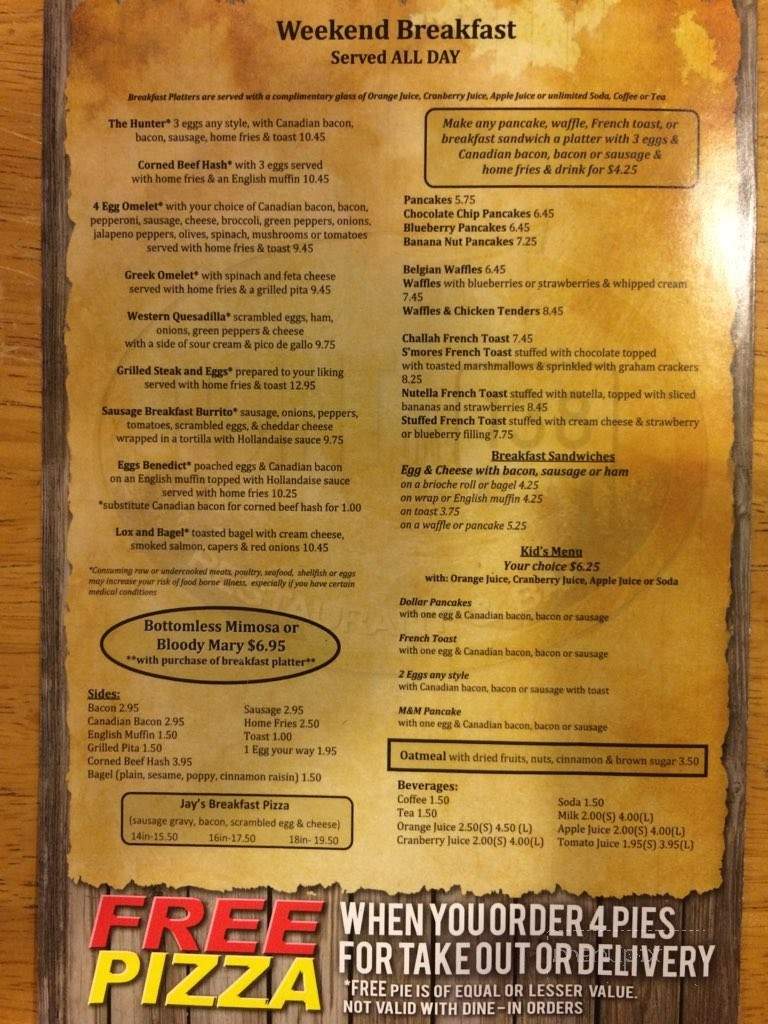 The Point on 138 Restaurant & Bar - Griswold, CT menu_pic