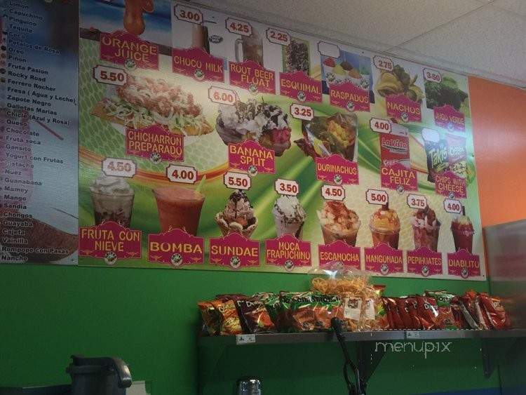United Paleteria Y Neveria Restaurant - San Bernardino, CA menu_pic