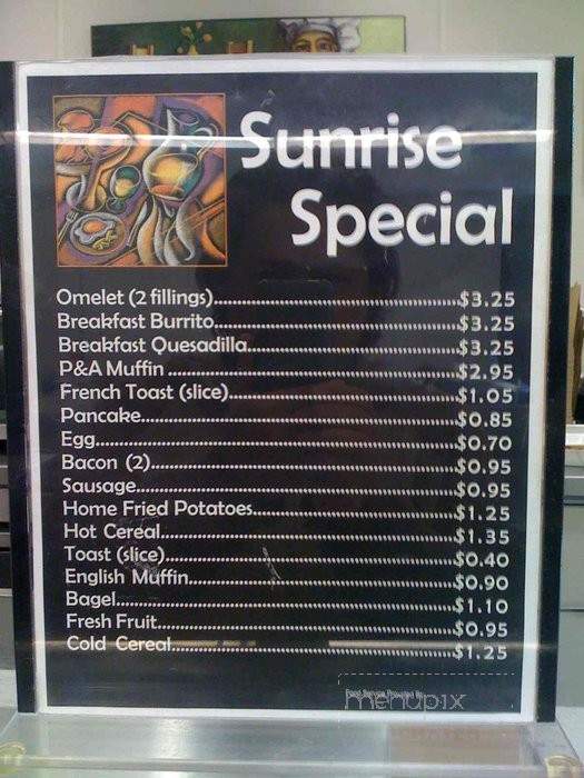 Crystal Cove Cafe - Irvine, CA menu_pic