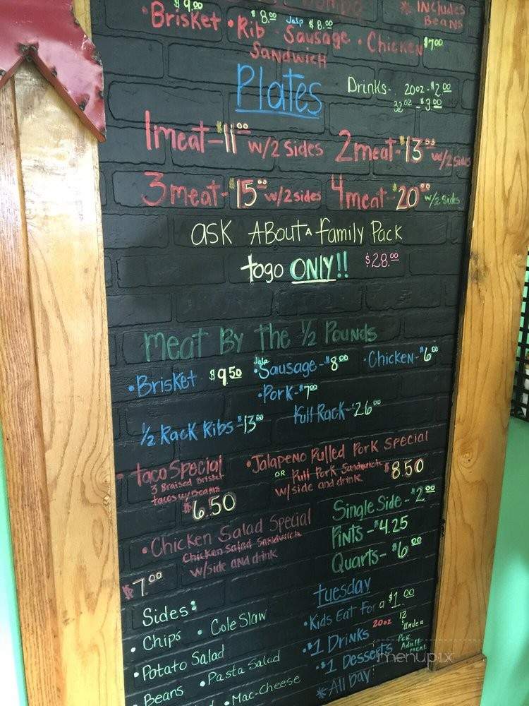 Eddie Deens BBQ - Rockwall, TX menu_pic