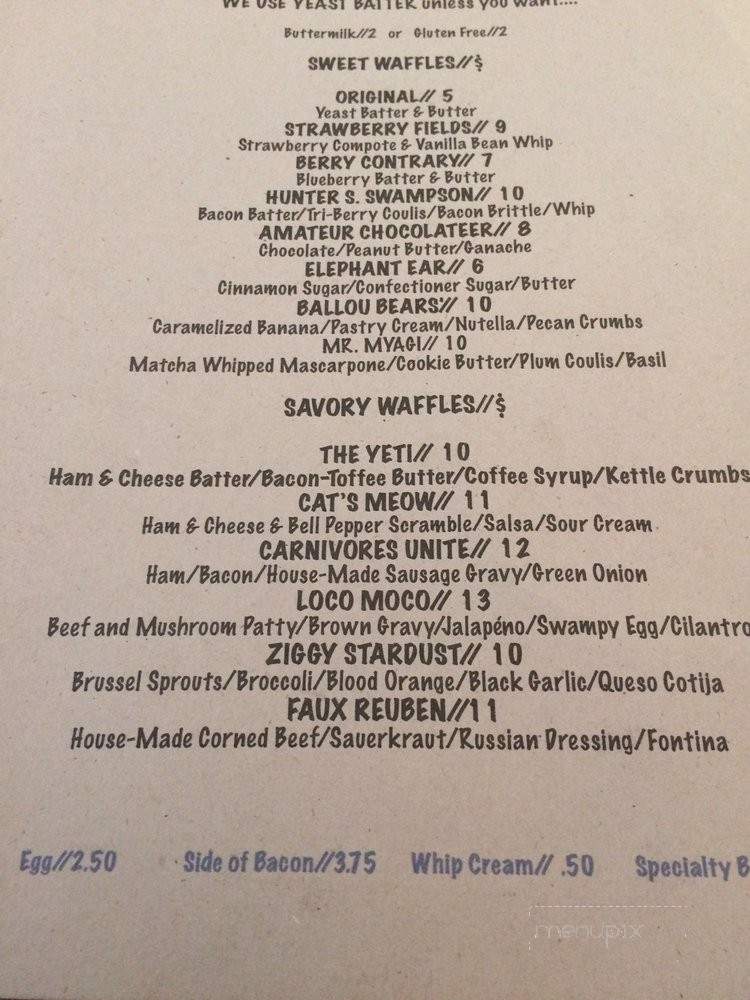 GonZo AK - Juneau, AK menu_pic
