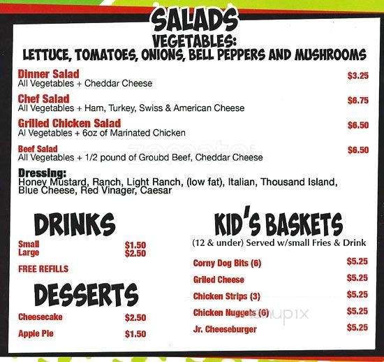 Best Burger - Dallas, TX menu_pic