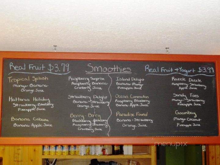 Happy Belly Ice Cream - Hatteras, NC menu_pic