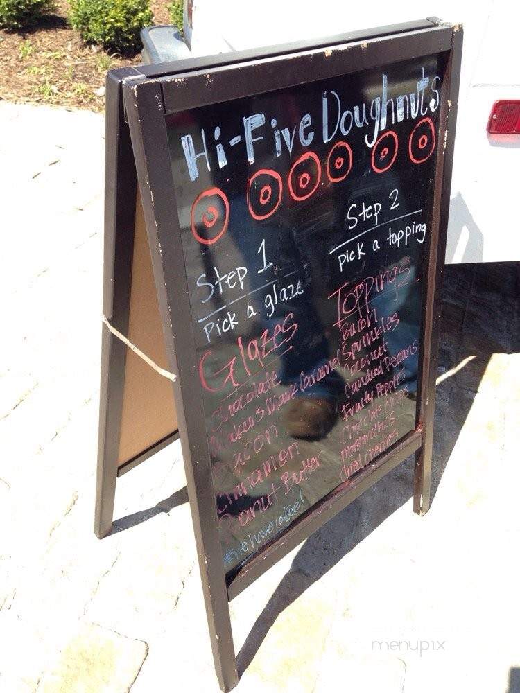 Hi-Five Doughnuts - Louisville, KY menu_pic