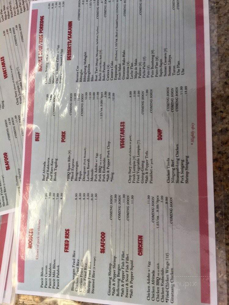 Ma Jing's Eatery - Carson, CA menu_pic