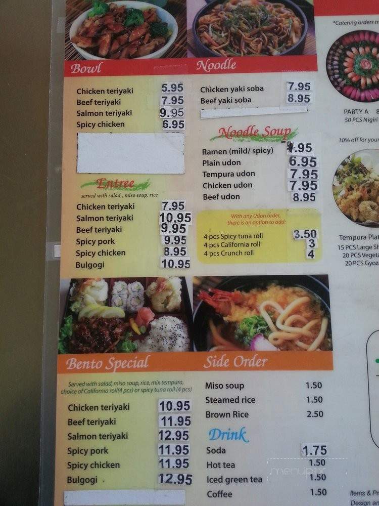 Teriroll - Los Angeles, CA menu_pic