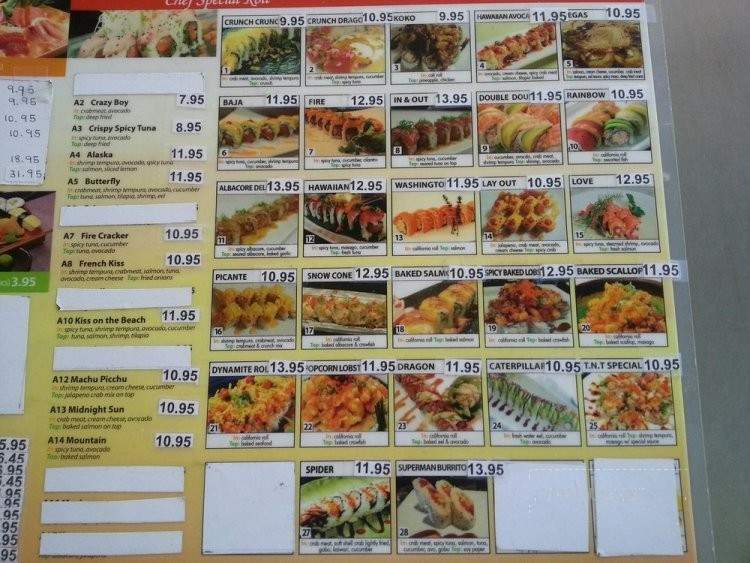 Teriroll - Los Angeles, CA menu_pic