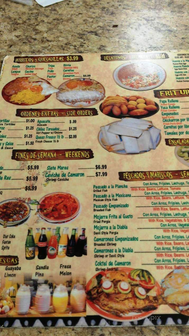 La Hacienda Market and Taqueria - Winter Park, FL menu_pic