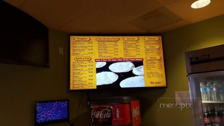 Araujo's Mexican Grill - San Jose, CA menu_pic