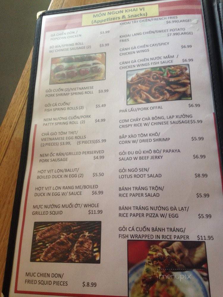 Quan 7000 BBQ & Pho - San Jose, CA menu_pic