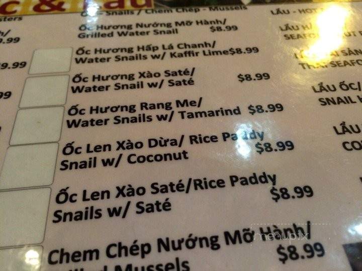 Quan 7000 BBQ & Pho - San Jose, CA menu_pic