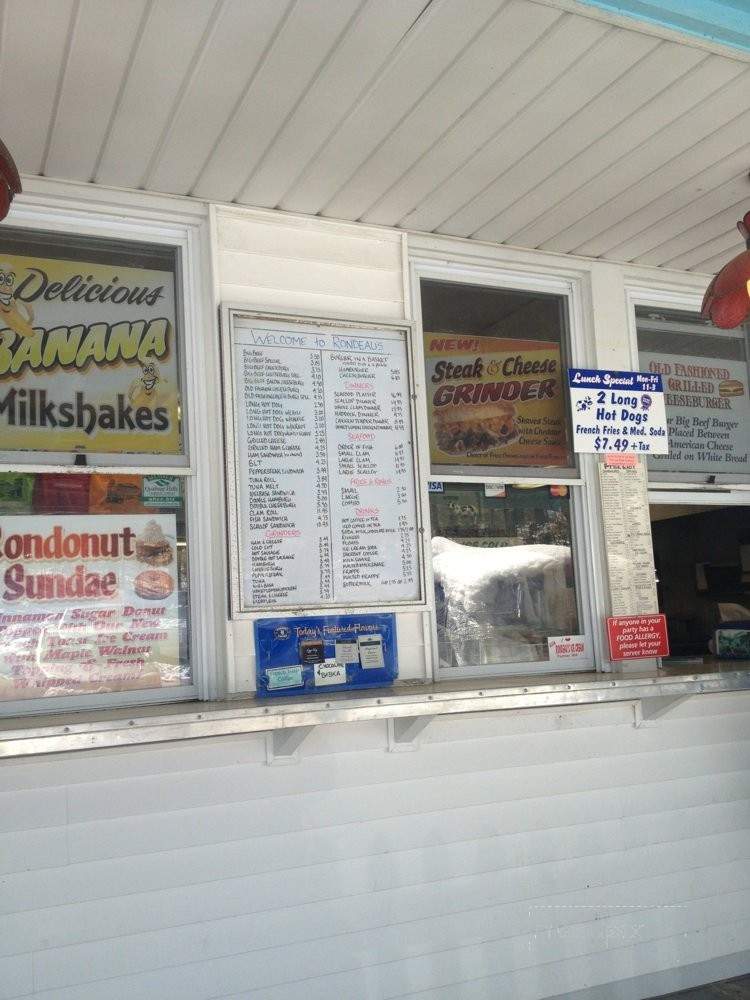 Alvin Rondeau's Dairy Bar - Palmer, MA menu_pic