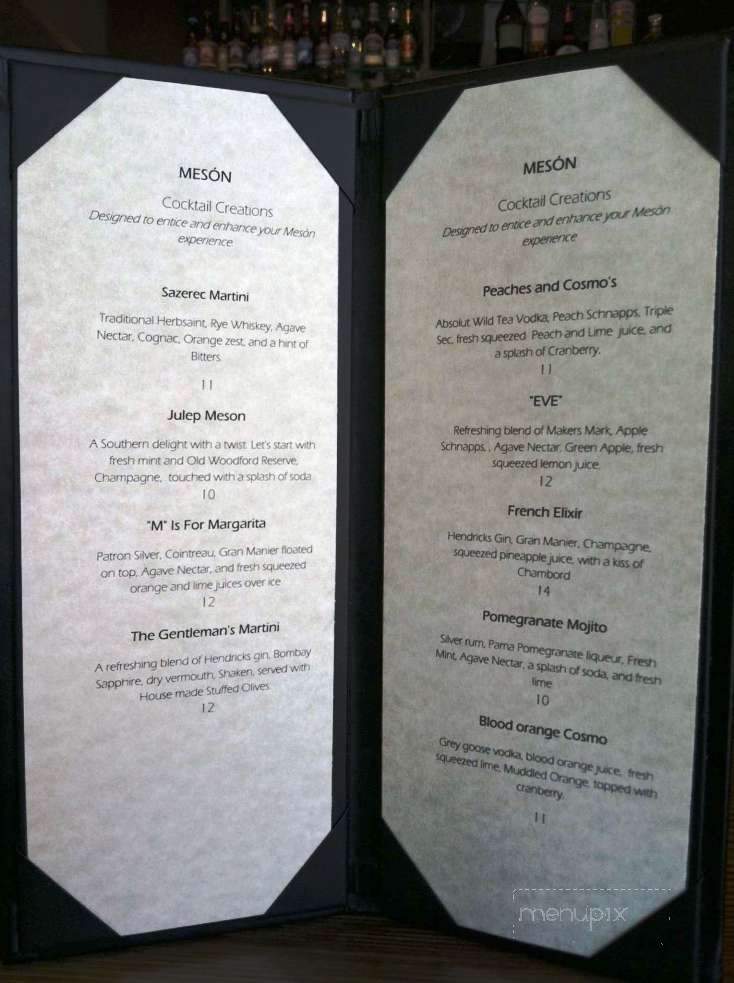 Diamond Street Bar & Grill - New Orleans, LA menu_pic
