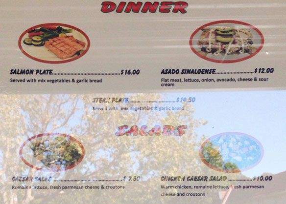 Sofias Restaurant - Hayward, CA menu_pic