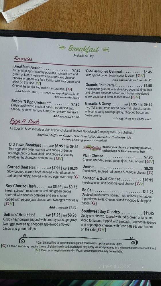Cravings - Chester, CA menu_pic
