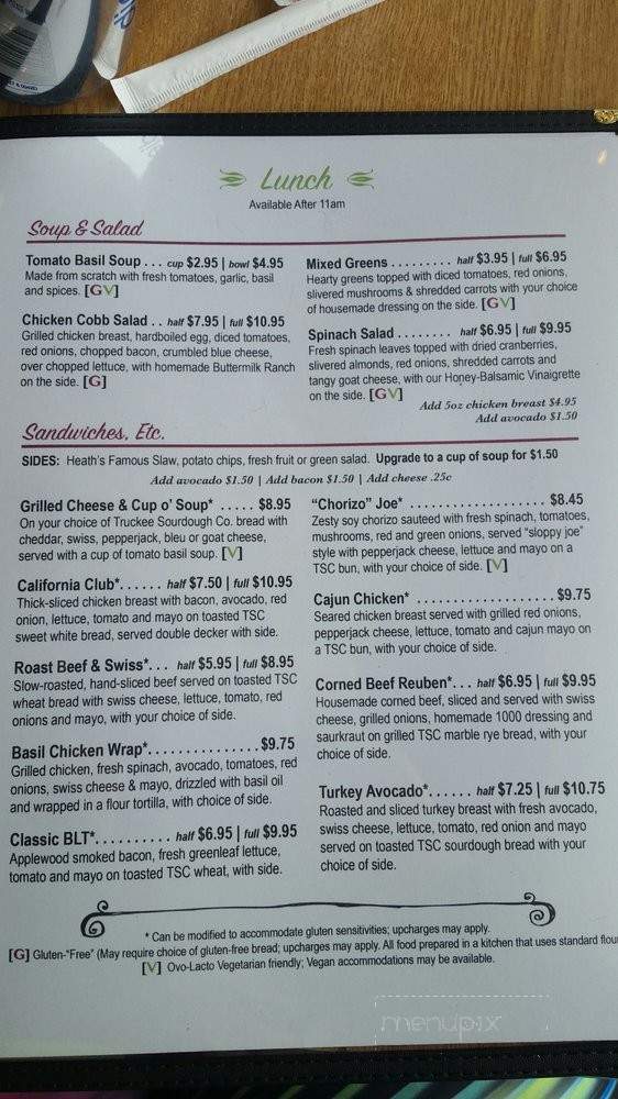 Cravings - Chester, CA menu_pic