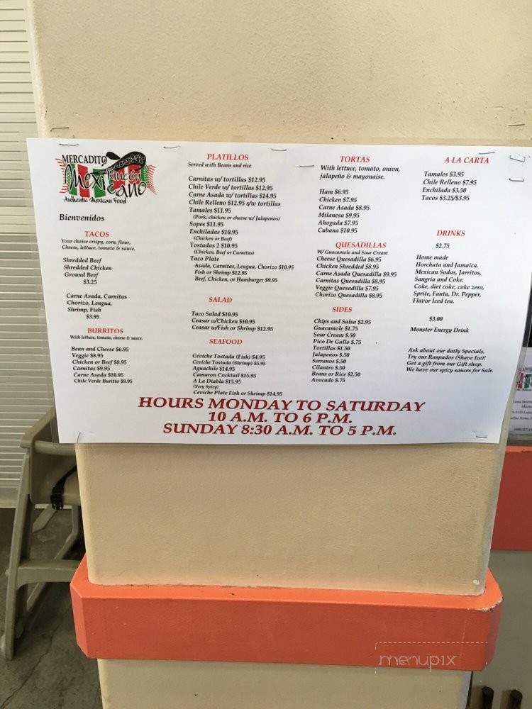 El Mercadito - Kailua-Kona, HI menu_pic