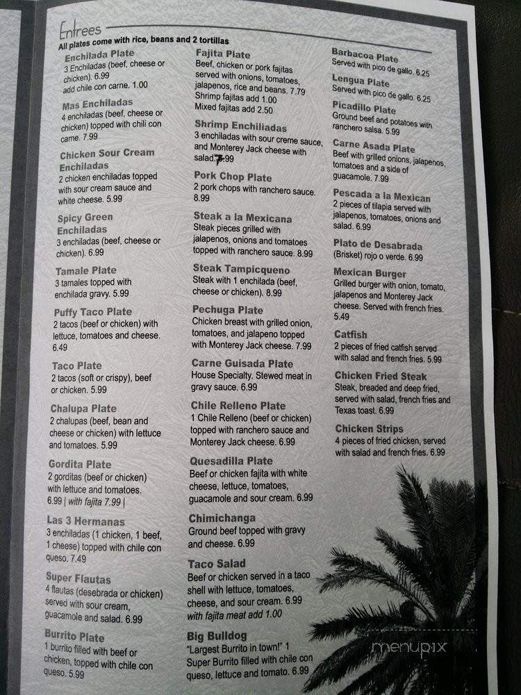 The Palms - Seguin, TX menu_pic