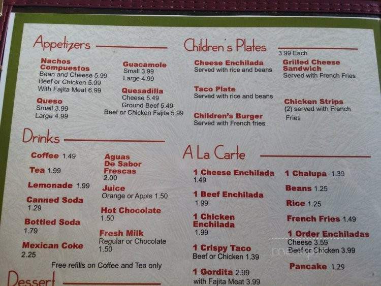 The Palms - Seguin, TX menu_pic