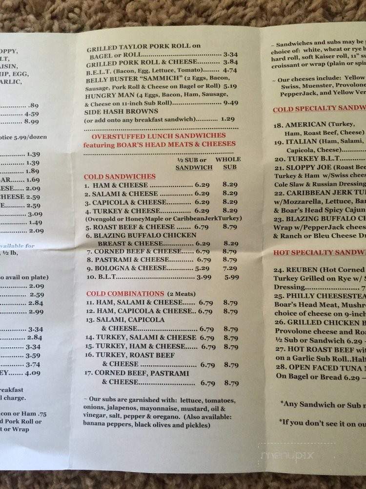 Jersey Bagels & Subs - Myrtle Beach, SC menu_pic