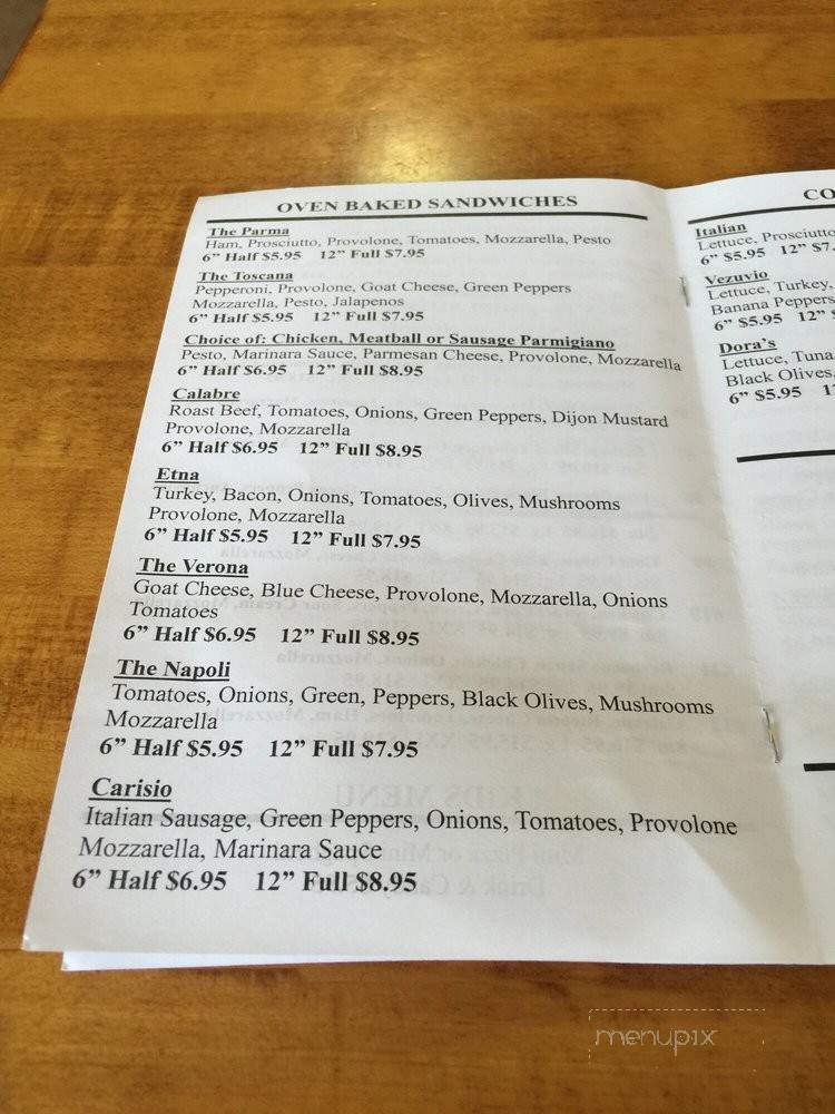 Dora's Pizza - Haines City, FL menu_pic