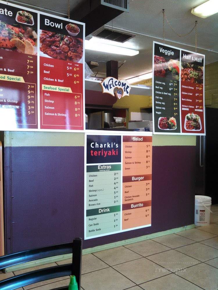 Charki's Teriyaki - Yuma, AZ menu_pic