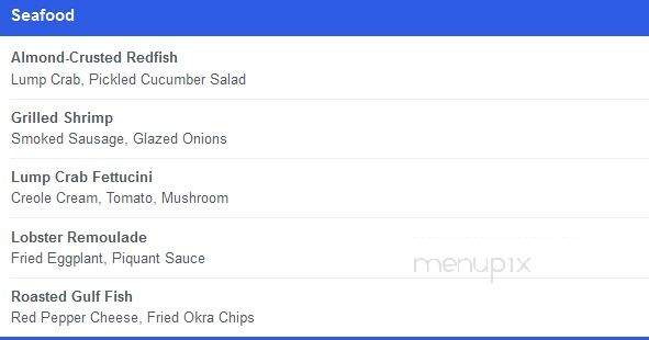 Lafitte Street Market Bistro - Mandeville, LA menu_pic