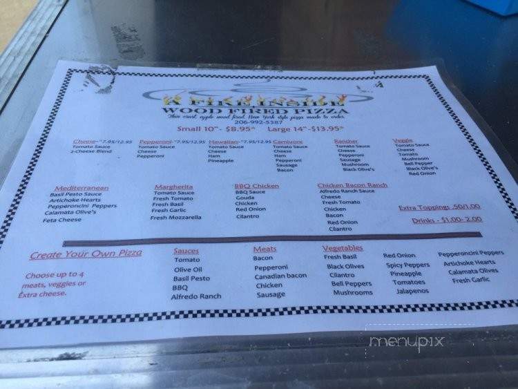 A Fire Inside Wood Fired Pizza - Renton, WA menu_pic