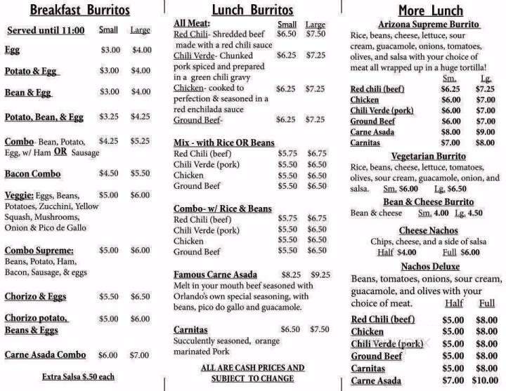 Orlando's Mexican Drive-Up - Coeur d'Alene, ID menu_pic