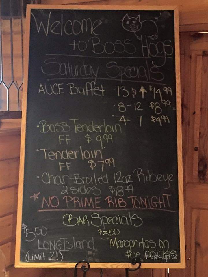 Boss Hog's - Banner, IL menu_pic