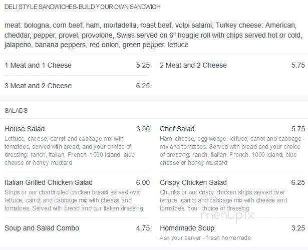 Barney's Sport Pub - Saint Louis, MO menu_pic