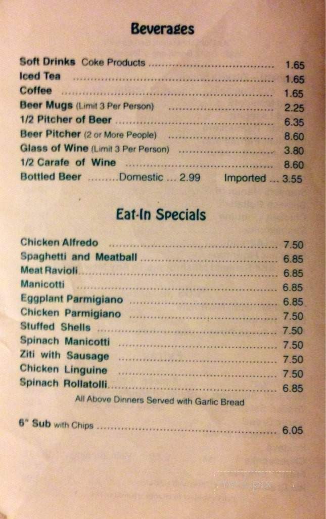 Niko's Pizza - Palatka, FL menu_pic