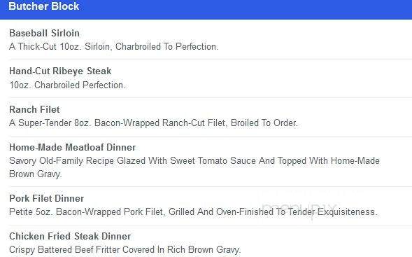 The Quarry Bar & Grille - Helena, MT menu_pic