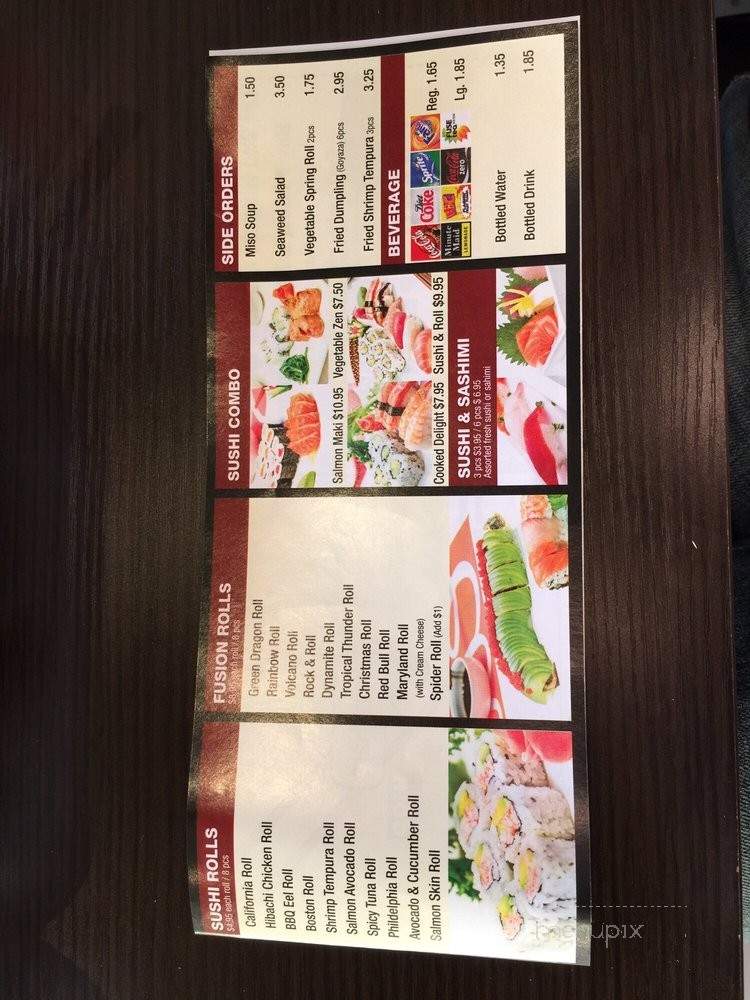 Bento's Hibachi & Sushi Express - Gambrills, MD menu_pic