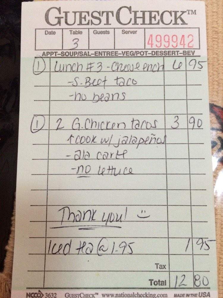 El Rodeo Mexican Restaurant - Chiloquin, OR menu_pic
