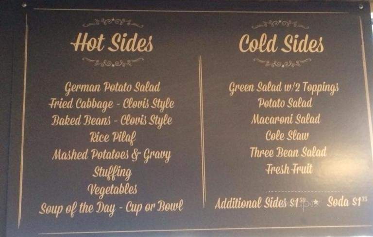 Clovis Hofbrau - Clovis, CA menu_pic