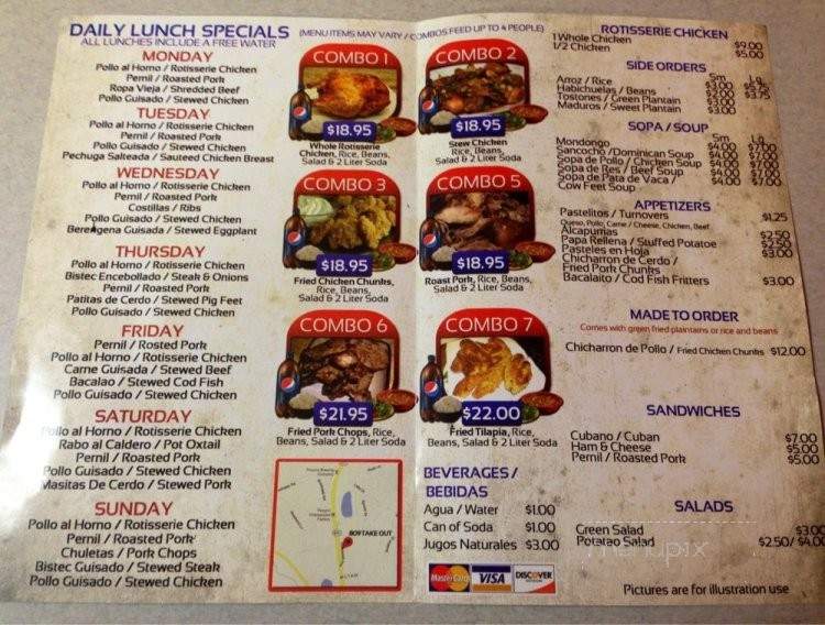 809 Take Out - Swiftwater, PA menu_pic