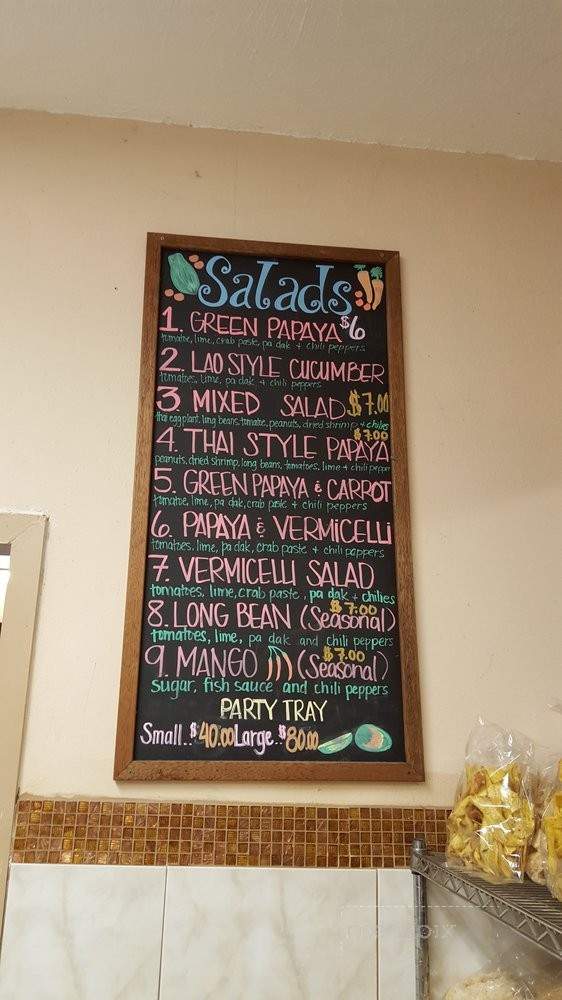 Bane Phonkeo's - San Diego, CA menu_pic