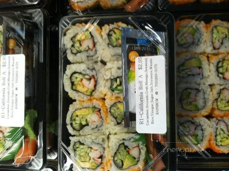 Rainbow Sushi - Chantilly, VA menu_pic