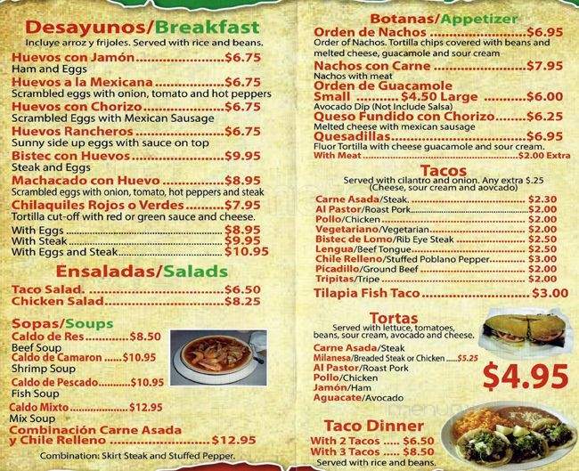 Meson Del Taco - Chicago, IL menu_pic