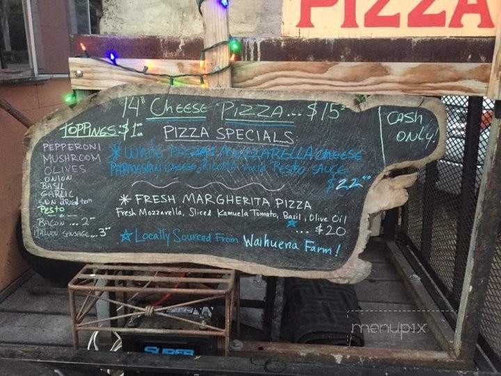 The Garden Oven - Haleiwa, HI menu_pic